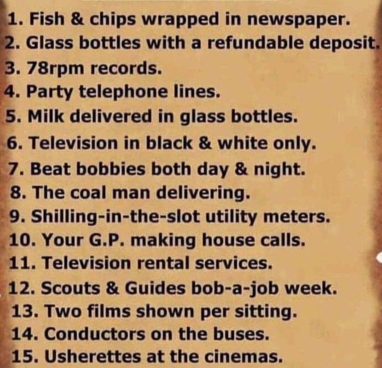 Who Remembers These Good Old Days?