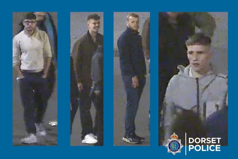 Four Men Sought Following Serious Assault In Weymouth