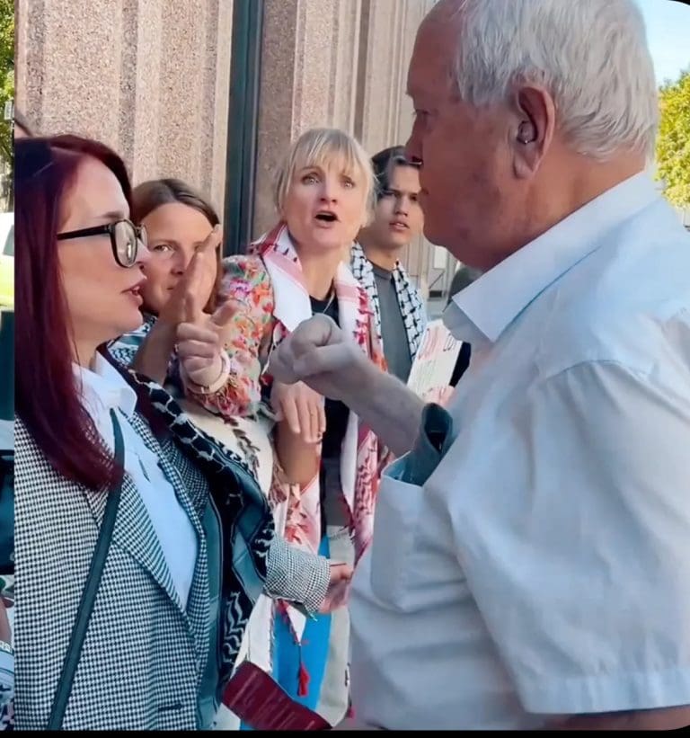 Woman Beating Zionist Filmed Punching Woman