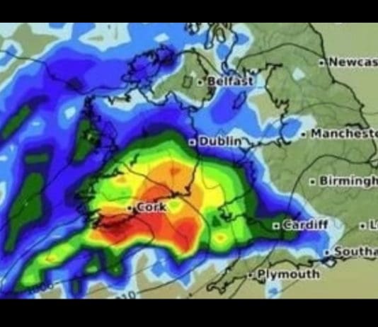 Close To Hurricane Conditions Predicted For Parts Of UK As The South Of England Prepares to Be Battered By Storm Darragh