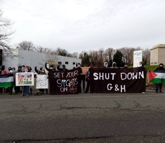 Activists Launch New Campaign With Blockade Of Company With Largest Number Of Export Licenses To IsraelÂ