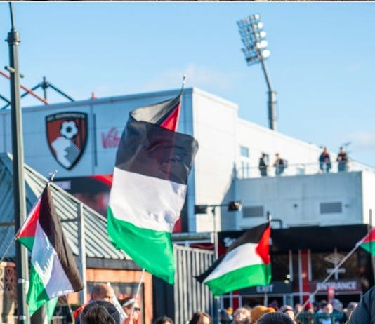 Silent Protest at Vitality Stadium Calls on FIFA to Ban Israel from International Football