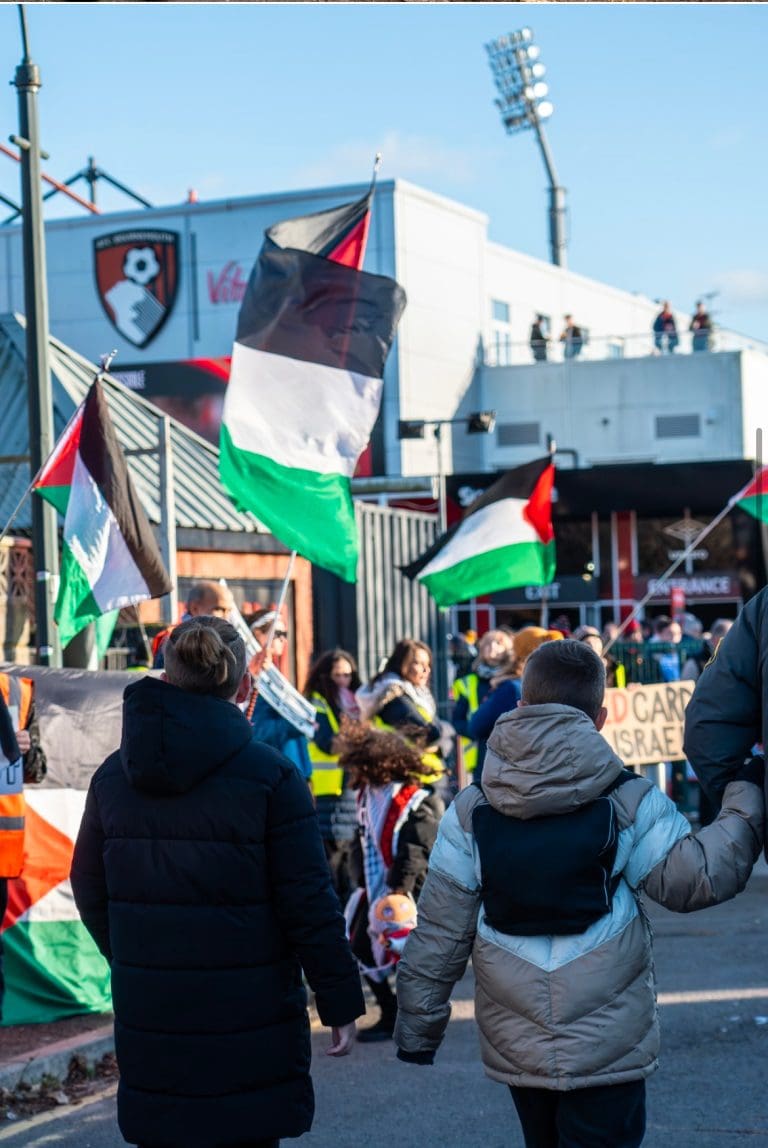 Silent Protest at Vitality Stadium Calls on FIFA to Ban Israel from International Football