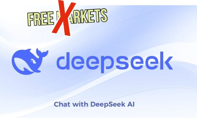 Deep Seek And Tariffs Reveal That The USA Establishment Have No Interest In The Free Market