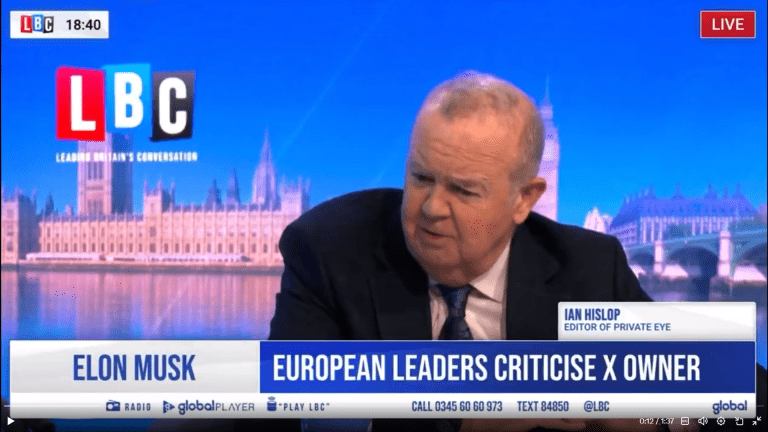 Ian Hislop Spot on Takedown Of Billionaire Elon Musk