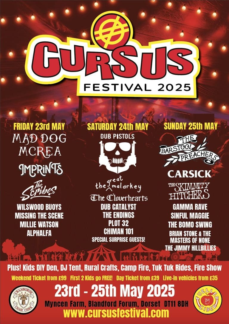 Cursus Festival returns to Dorset on Bank Holiday weekend