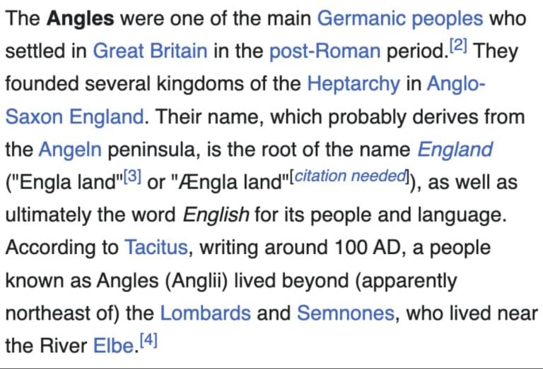 Where Does The Term ‘England’ And The English Language Come From? Some Will Not Like the Answer