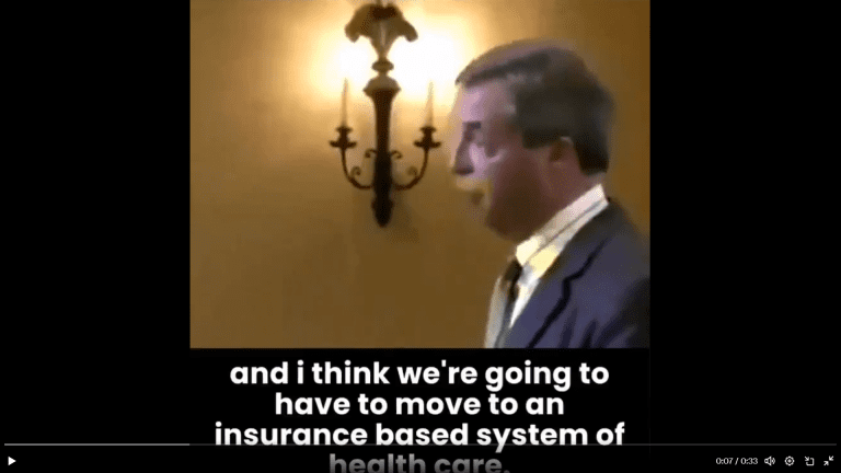 Nigel Farage Wants To Make You Pay For Your Health Care, Folks
