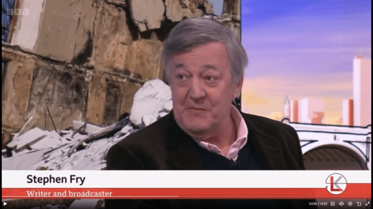 Stephen Fry Uses ‘That Word’ On The BBC