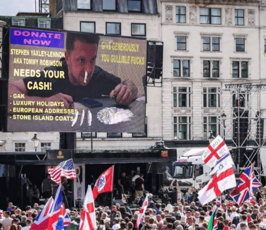 Tommy Robinson Does Not Care About Jews. He Is A Sick And Evil Man Who Grooms The Sad And Desperate