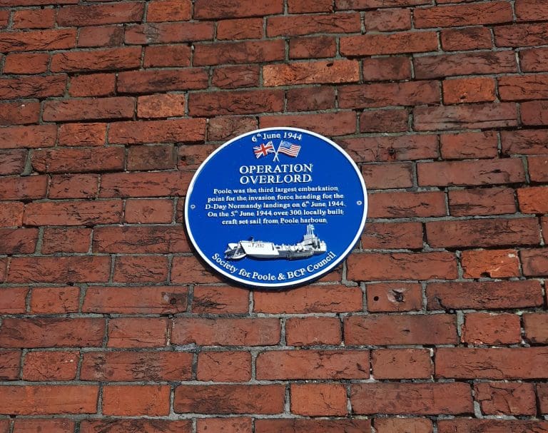 Blue Plaque Installed to Commemorate Poole’s Role in D-Day