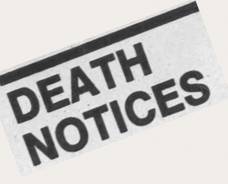 The Best Death Notice I Have Ever Seen