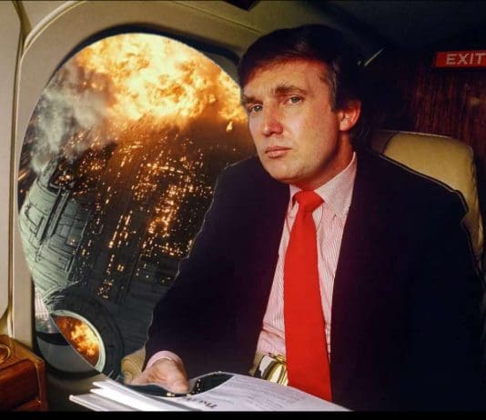“Destroying The Death Star” (Star Wars 1977): The Day Donald Trump Was Inconsolable