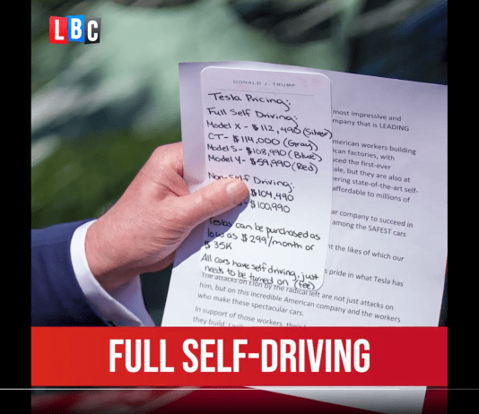 Elon Musk Is So Worried About The Collapse In Tesla Sales That He Has Got His Sidekick Trump To Act As A Salesperson