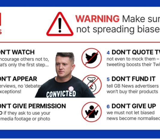 Prison System Takes Pity On Tommy Robinson And Denies Him Access To GB News