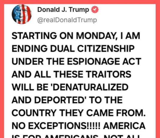 Donald Trump To Repatriate Tens Of Millions Of People Back To The UK And Ireland As Native Americans To Have Their Country Back