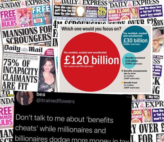 “Scroungers” vs. Scofflaws: How the Corporate Media Protects Billionaires by Demonising the Poor