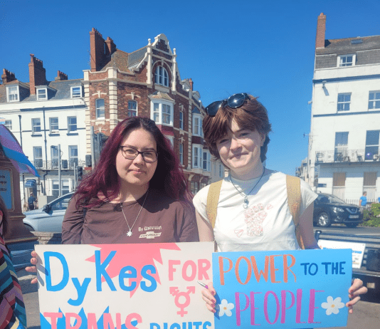 Trans Solidarity Rally Draws Strong Local Support