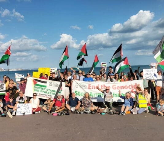 Stop Starving Gaza!” – Protests in Weymouth and Bridport