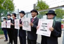 Wimborne Protest Highlights UK Complicity in Gaza via Arms Sales