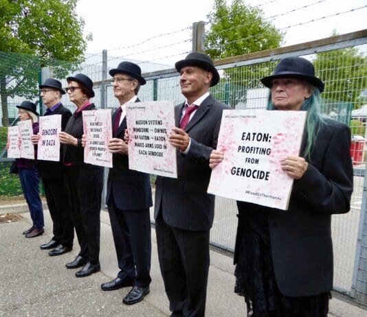 Wimborne Protest Highlights UK Complicity in Gaza via Arms Sales