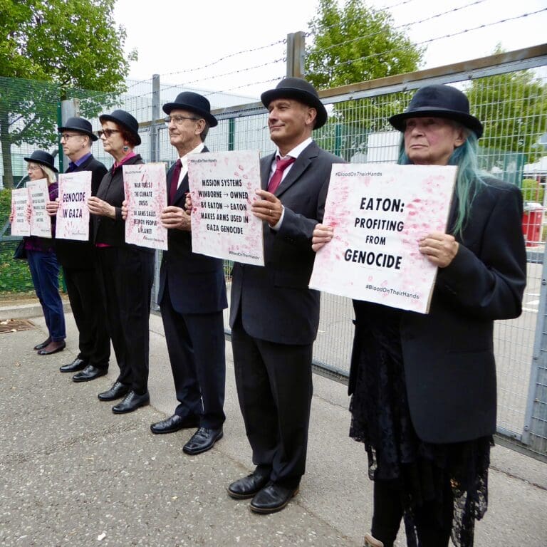 Wimborne Protest Highlights UK Complicity in Gaza via Arms Sales