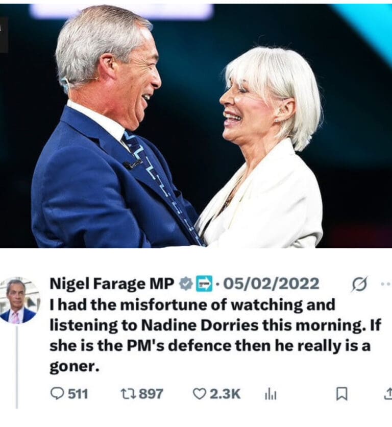 If This Is How Farage Treats His Friends…
