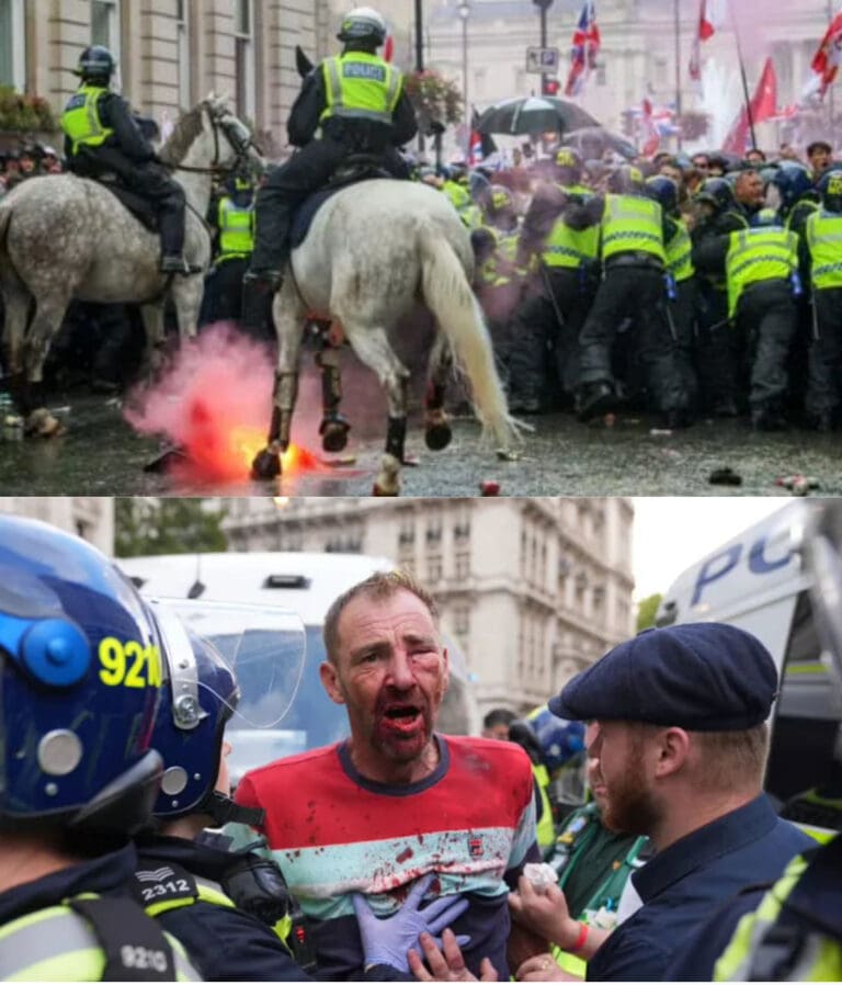Four Police Officers With Serious Injuries As Tommy Robinson’s Fascists Call For Assassination Of Keir Starmer