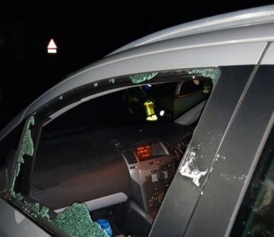 Large Rocks Thrown At Moving Cars Near Dorchester