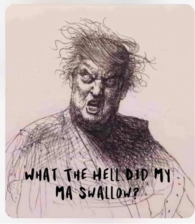 God Knows What Trump’s Mother Swallowed When She Was Pregnant With Him