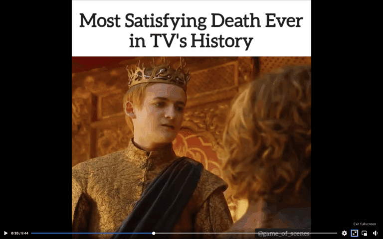 The Most Satisfying Screen Death in the History of TV