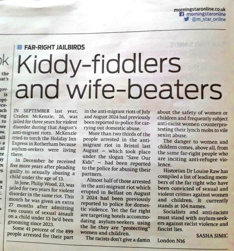 Reform UK Voters Much More Likely to Dismiss Paedophilia and Domestic Abuse as long as the Person is White