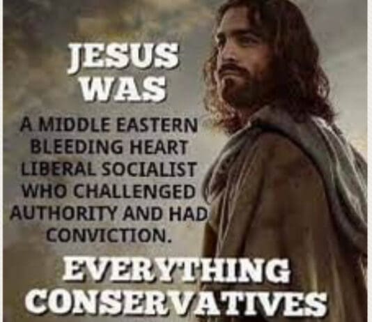 Those Who Believe They Can Be Right Wing And Christians, ‘God’ Called “A Fool”