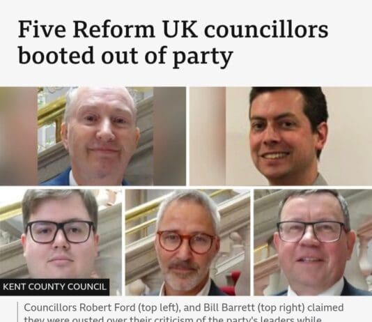 Reform UK Council Goes Into Meltdown As They Accuse Each Other Of Bullying and Toxic Leadership