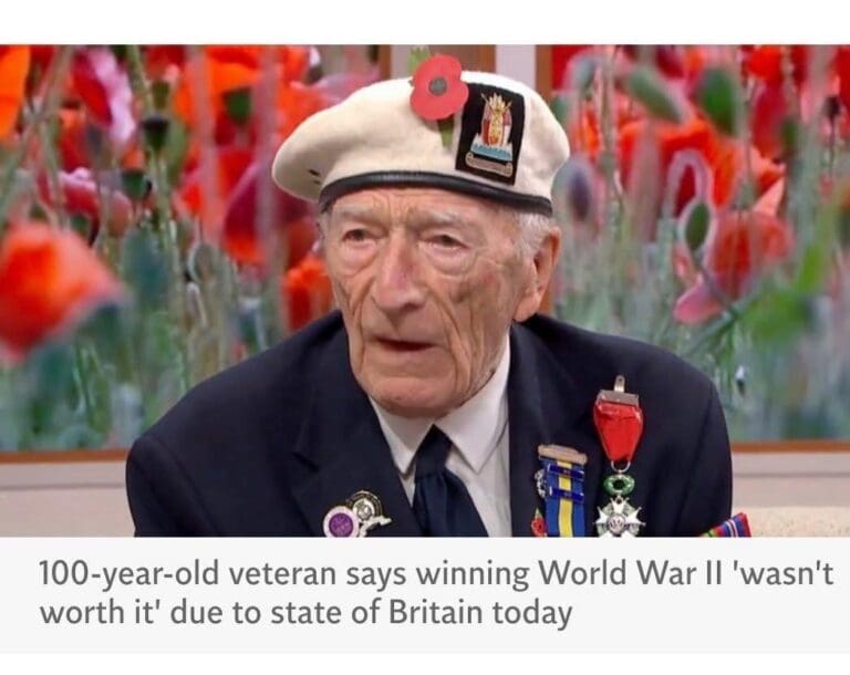 100-Year-Old War Veteran Alec Penstone No Longer Thinks The 2nd World War Was Worth It