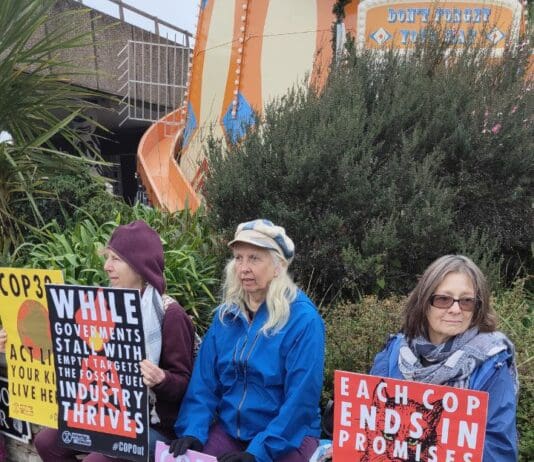 Extinction Rebellion Stage Striking Protest in Bournemouth to Expose COP30 “Failure and Hypocrisy”
