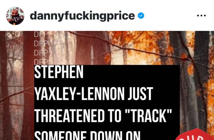 Stephen Yaxley-Lennon Threatened To ‘Track Down’ Anyone Who Did This. The Kettle’s On