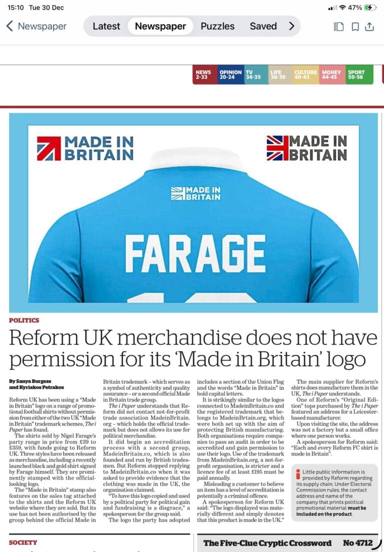 Made in Britain? The Uncomfortable Questions Reform UK Won’t Answer