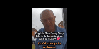 This Wonderful Man Recorded On A Door Camera is What Britain Should Be Built On