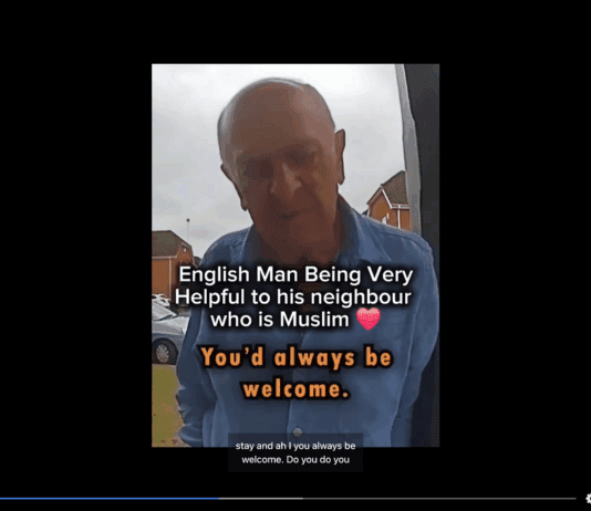 This Wonderful Man Recorded On A Door Camera is What Britain Should Be Built On