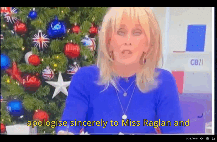 GB News: Carole Malone’s Live Apology For Lying About Meghan Markle’s Mum