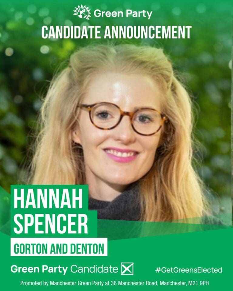 Why the Far Right Is Panicking About Hannah Spencer in Gorton and Denton—and Why We Need to Back Her