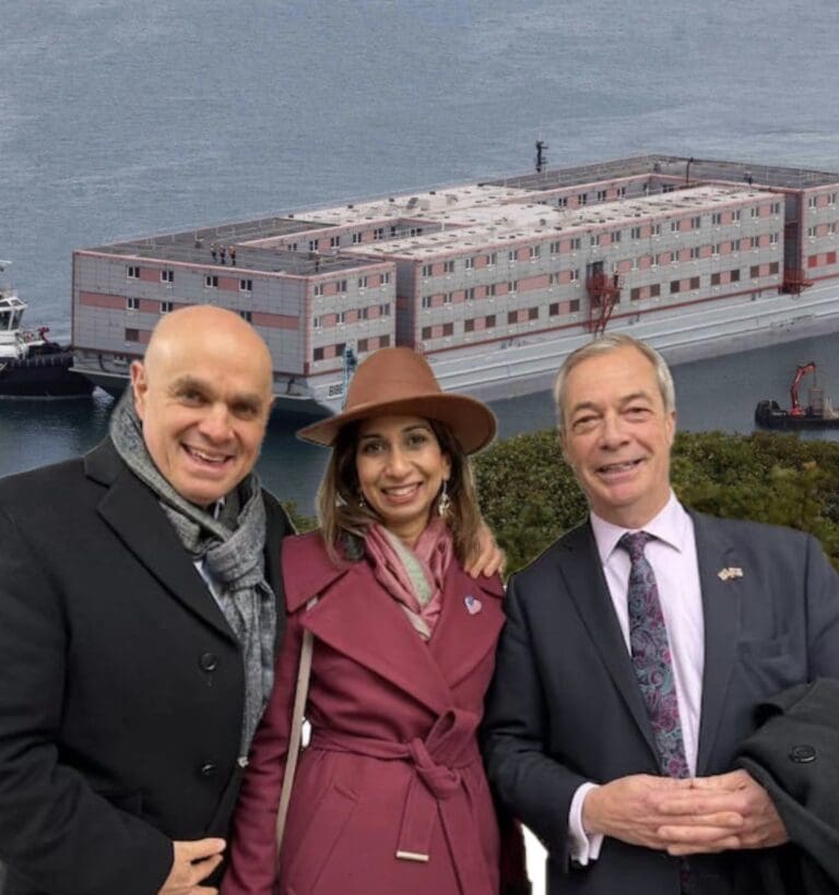 The Politician Responsible for Dumping Bibby Stockholm on Weymouth and Portland Defects to Reform UK