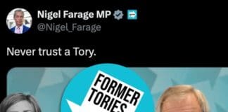“Never Trust a Tory,” Said Nigel Farage Who Then Fills Reform UK With Tories
