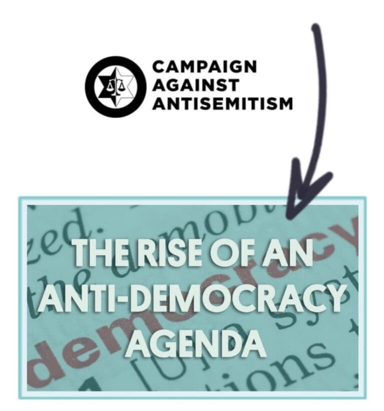 Campaign Against Antisemitism (CAA) Proving Yet Again What They Really Think of Free Speech and Democracy