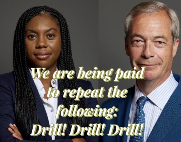 When Kemi Badenoch and Nigel Farage Discuss Energy Policy, Remember Who is Funding Them