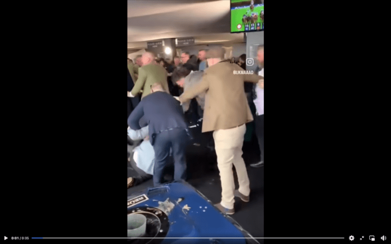 Proud Brits Doing Their Thing at Cheltenham Races