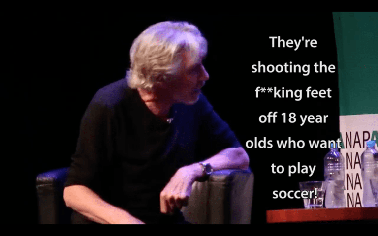 “They are Shooting the… Feet Off of 18 Year Olds Who Want to Play Soccer. Don’t Talk to Me About Your Freedom of Speech. Pay Attention”