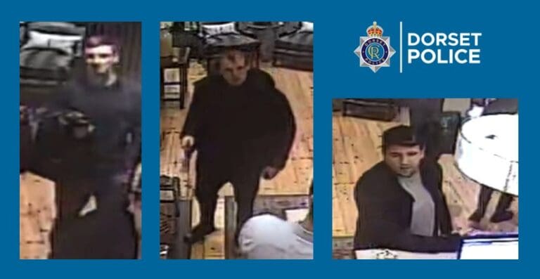 Three Men Sought Following Criminal Damage and Fraud in Lyme Regis