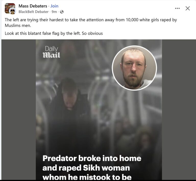 Rapist Given Life Sentence But Far-Right Response Sickening